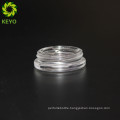 Mini frosted clear glass cosmetic cream and powder jar 5ml vial for packaging